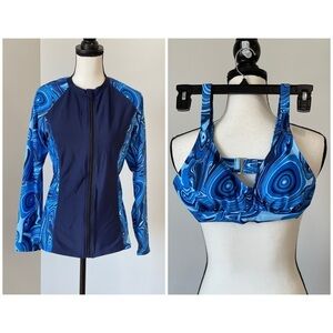 Jasambac two piece set in a size small new with tags swim pool outdoors beach